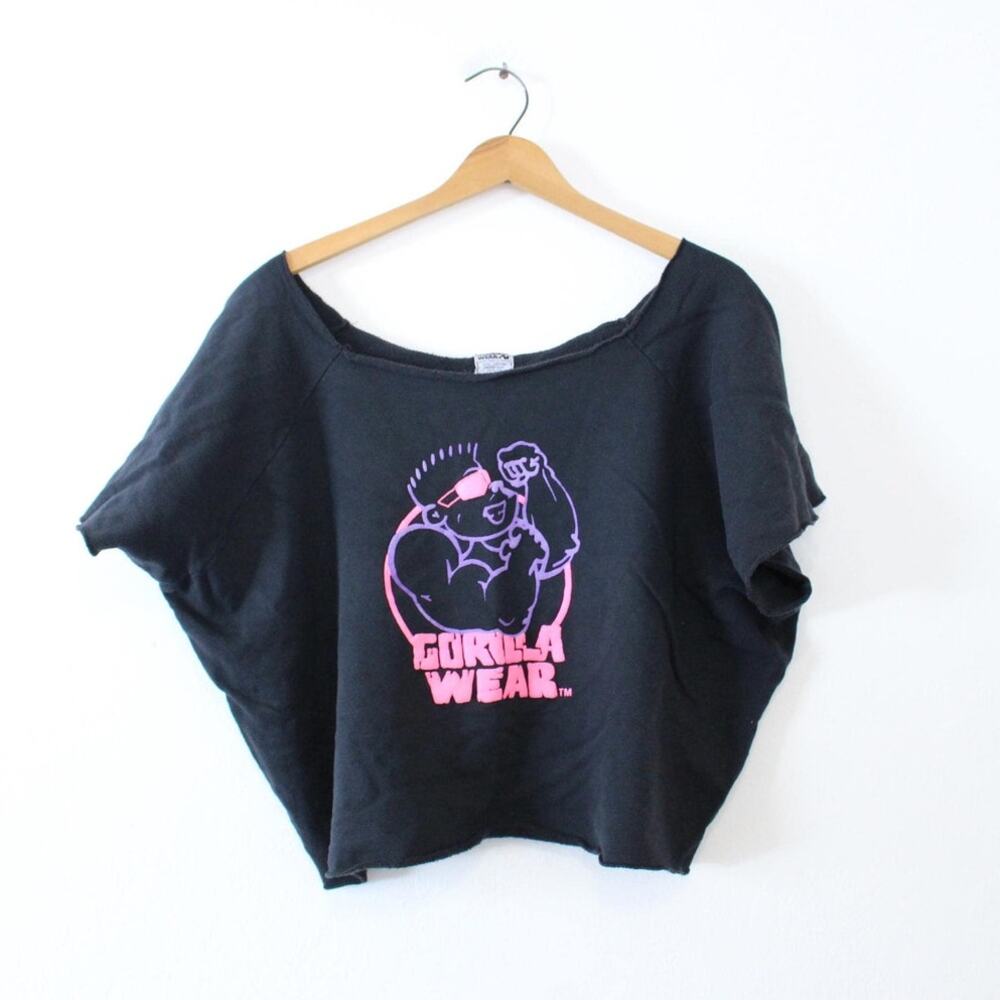 Vintage Gorilla Wear Gym Bodybuilding Sweatshirt Large